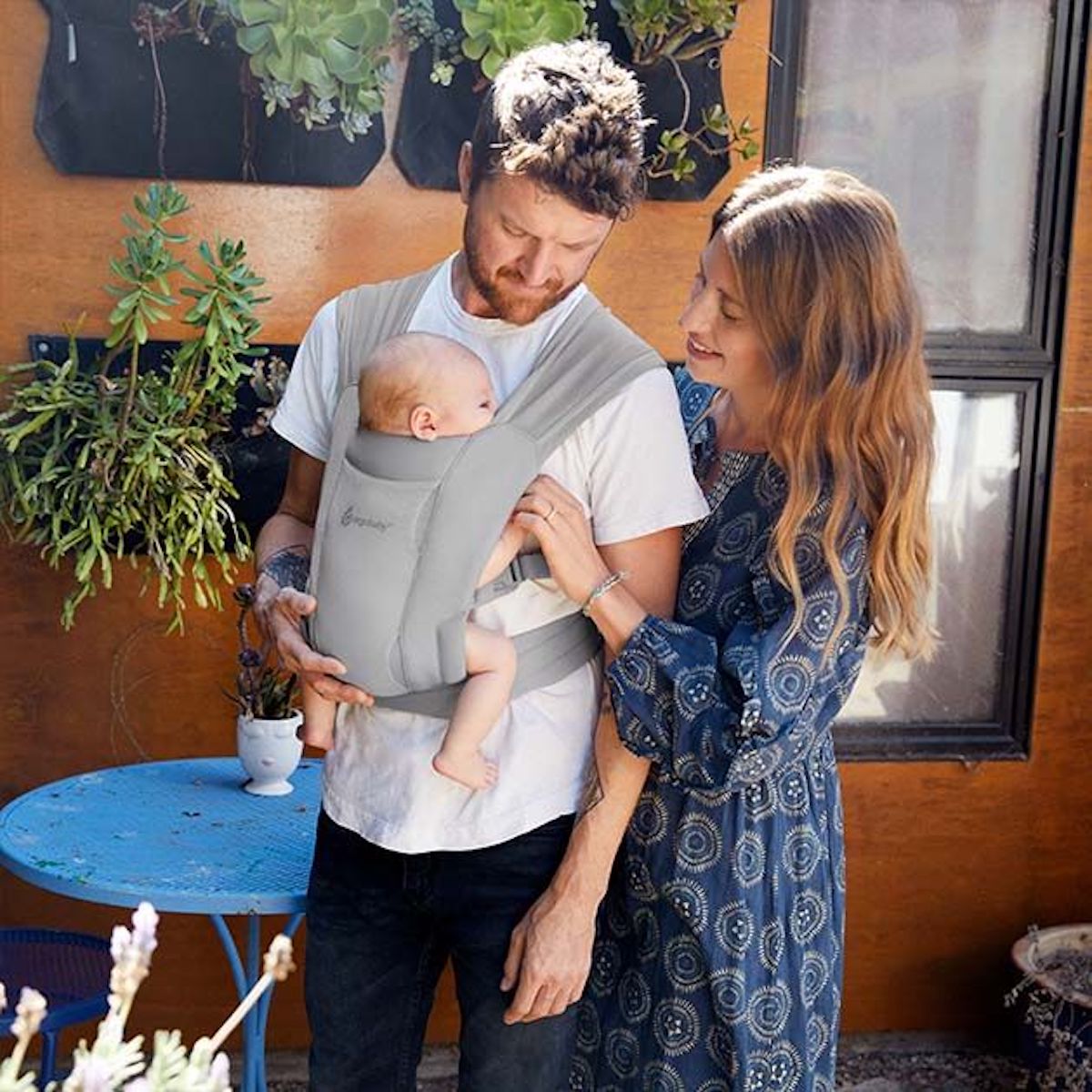 Porte-Bébé EMBRACE Ergobaby Soft Air Mesh-soft grey