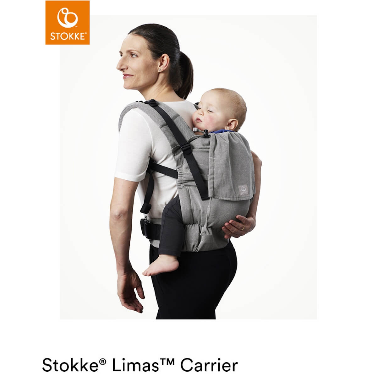 Porte-bébé frontal-dorsal LIMAS Flex Stokke glacier green