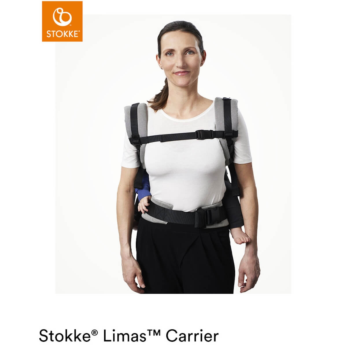 Porte-bébé frontal-dorsal LIMAS Flex Stokke glacier green