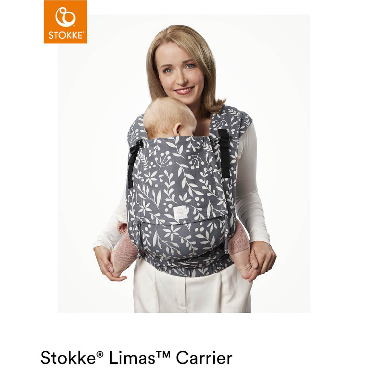 Porte-bébé frontal-dorsal LIMAS Plus Stokke floral beige