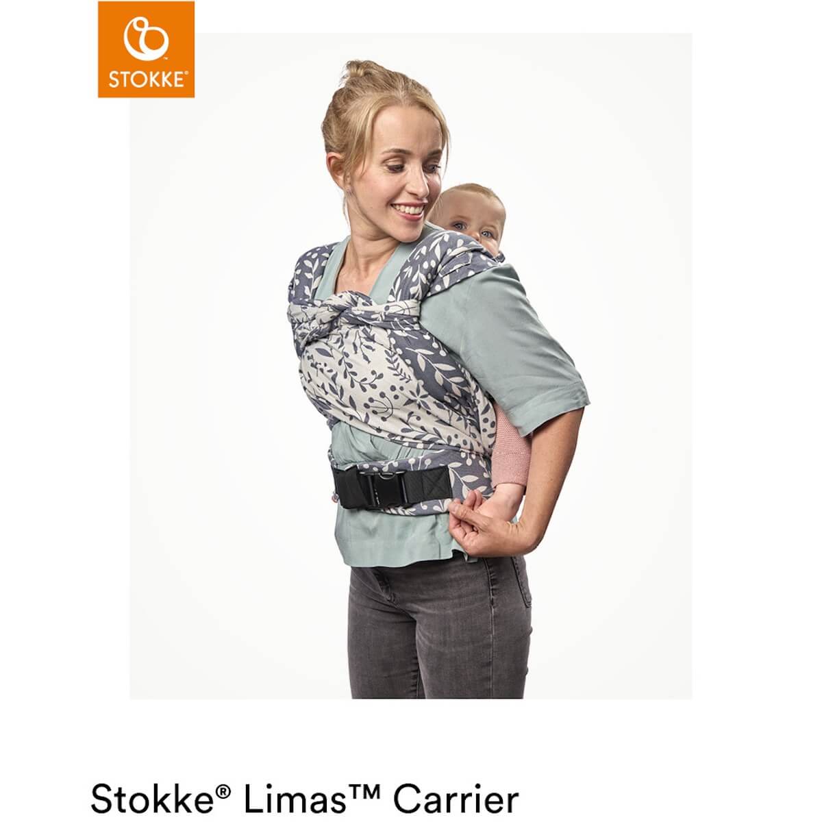 Porte-bébé frontal-dorsal LIMAS Plus Stokke glacier green