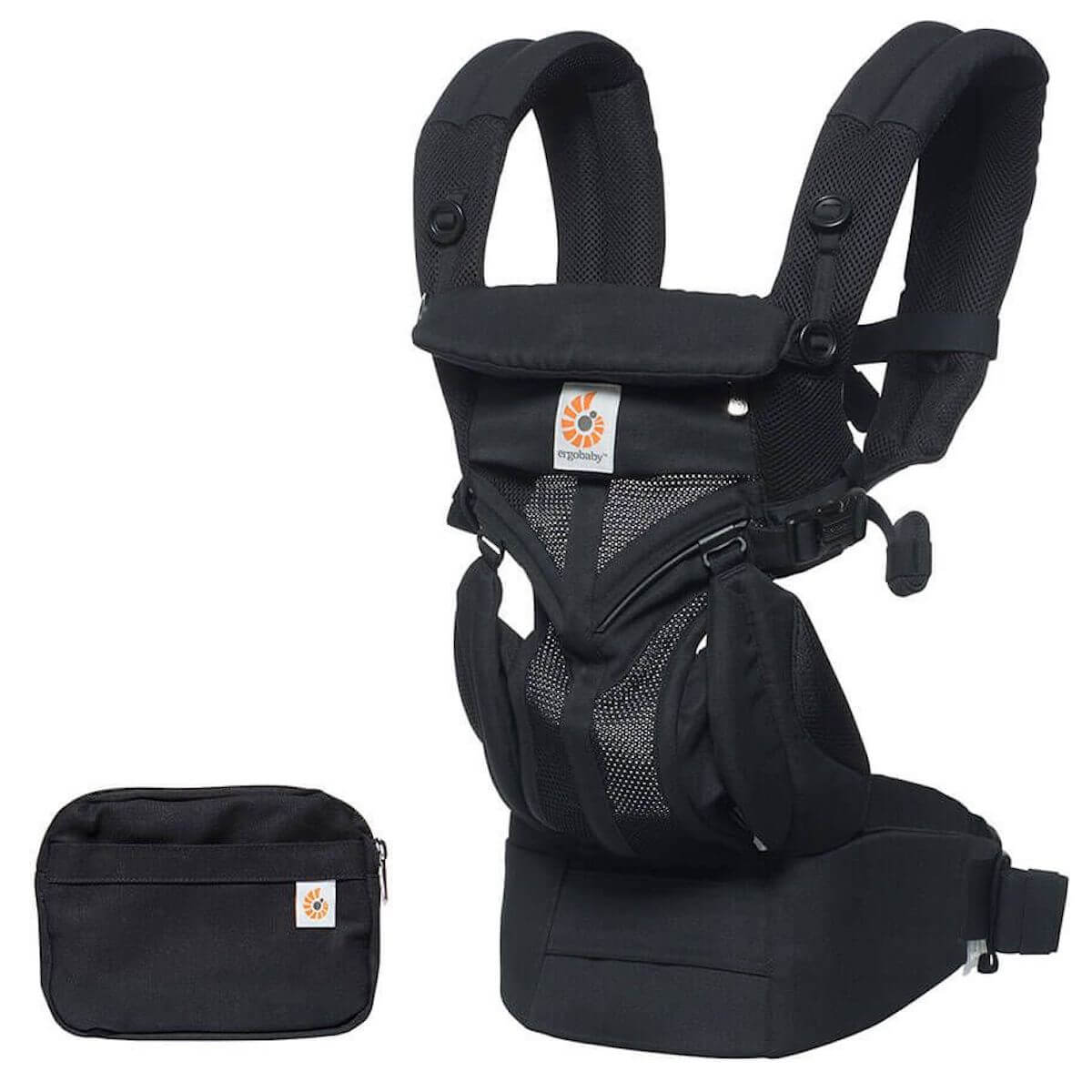 Porte-Bébé OMNI 360 Ergobaby Cool Air Mesh-Onyx Black