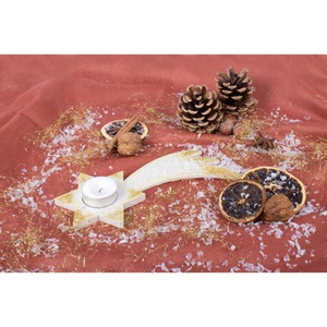 Porte-bougie à chauffe-plat 