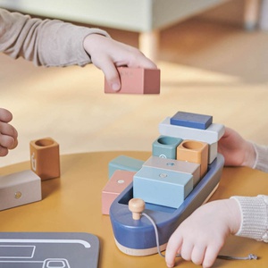 Porte-conteneurs WOOD TOYS Flexa blue