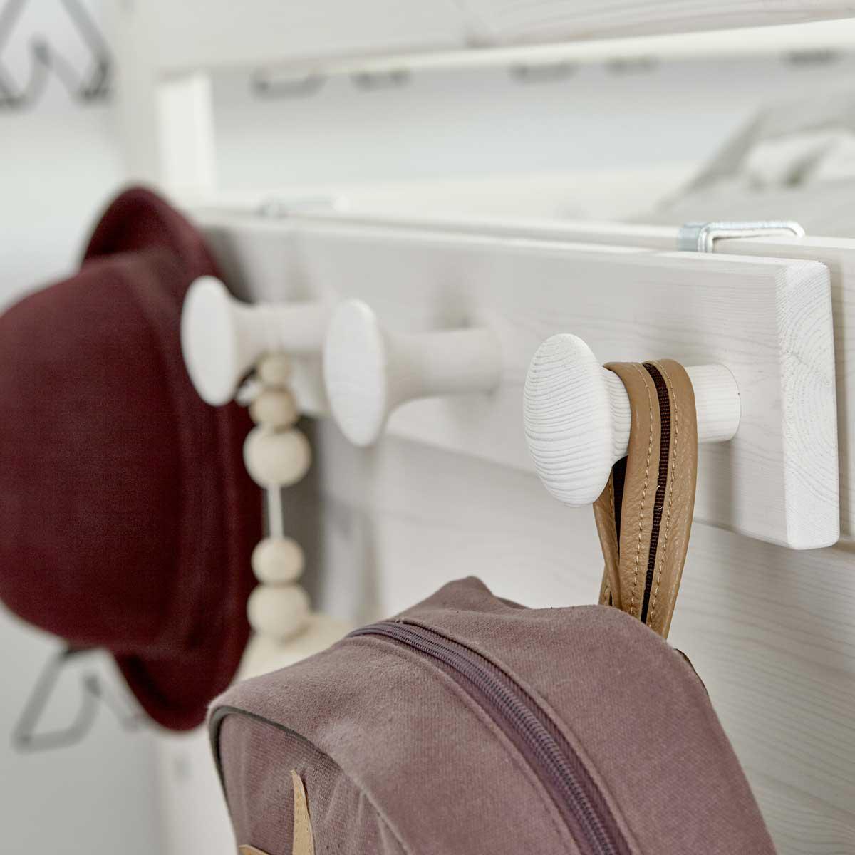 Porte-manteau patère Lifetime blanc