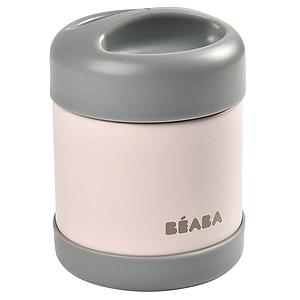 Portion inox isotherme 300ml Beaba dark mist-light pink