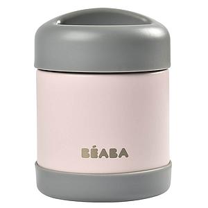 Portion inox isotherme 300ml Beaba dark mist-light pink