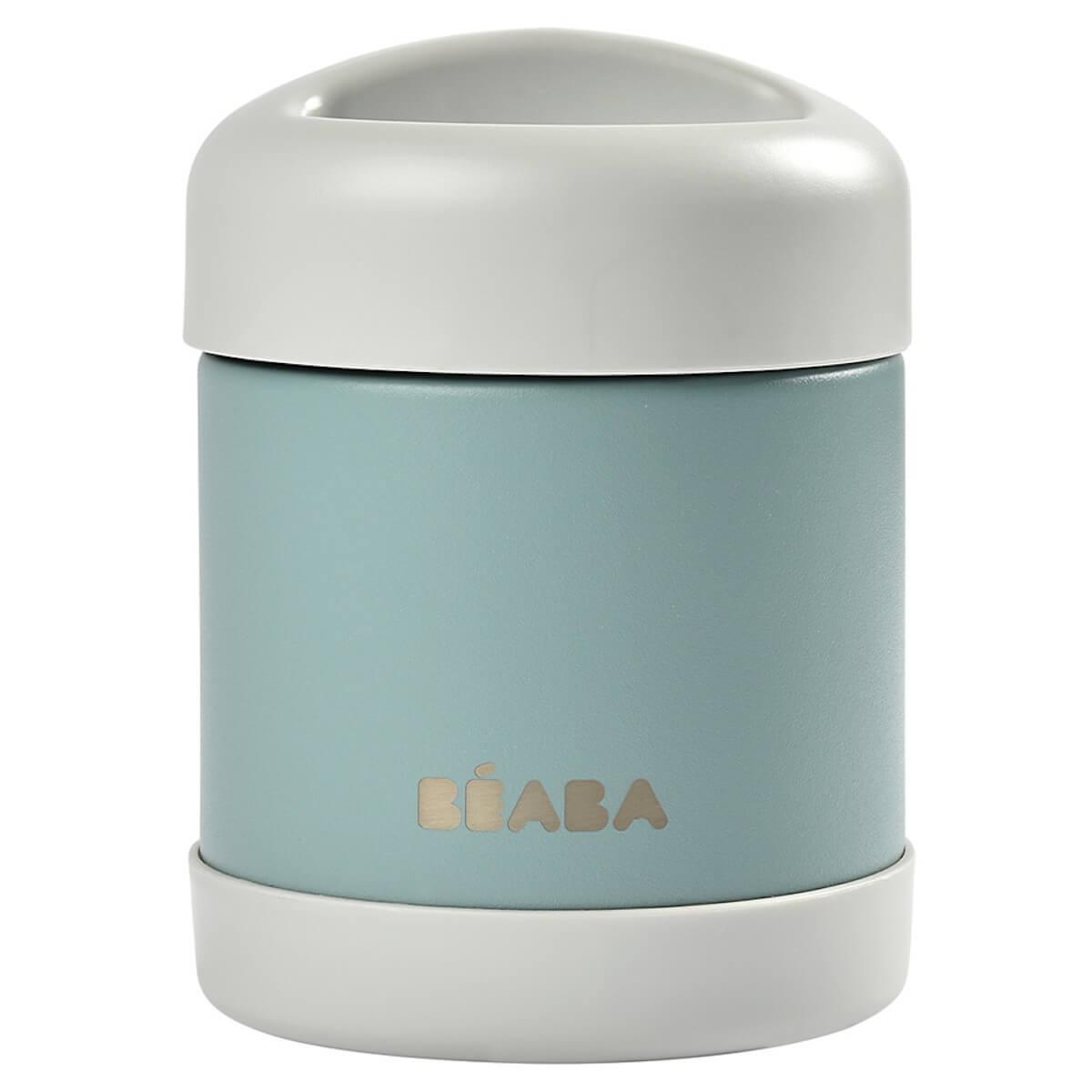 Portion inox isotherme 300ml Beaba light mist-eucalyptus green
