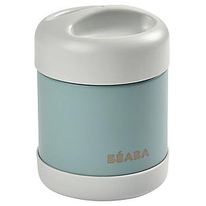 Portion inox isotherme 300ml Beaba light mist-eucalyptus green