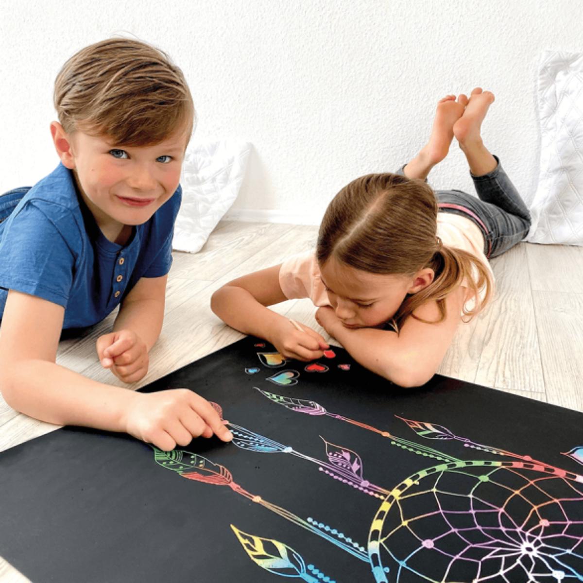 Poster à gratter XL 8pcs Beleduc