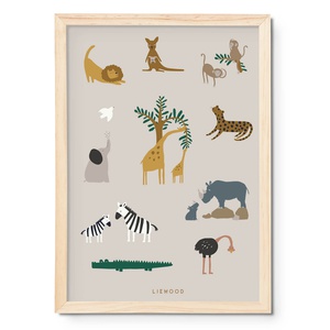 Poster BEVERLY Liewood All together sandy