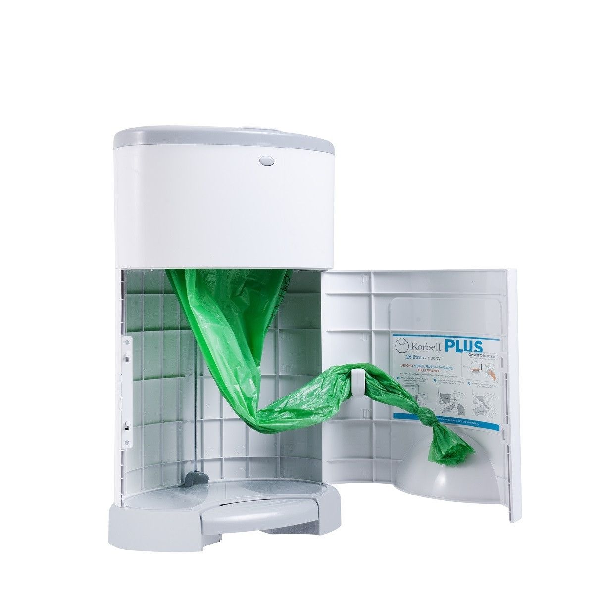 Poubelle à langes ECO PLUS 26l Korbell white