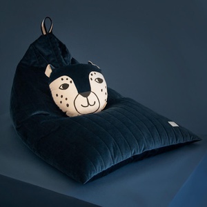 Pouf 115x77cm ESSAOUIRA Nobodinoz Night Blue