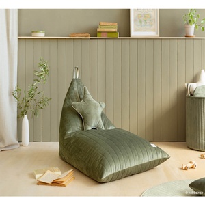 Pouf 115x77cm ESSAOUIRA Nobodinoz Olive Green