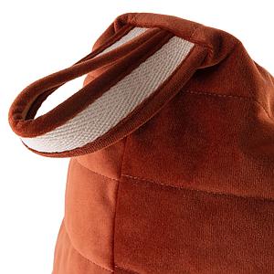 Pouf 115x77cm ESSAOUIRA SAVANNA Nobodinoz wild brown