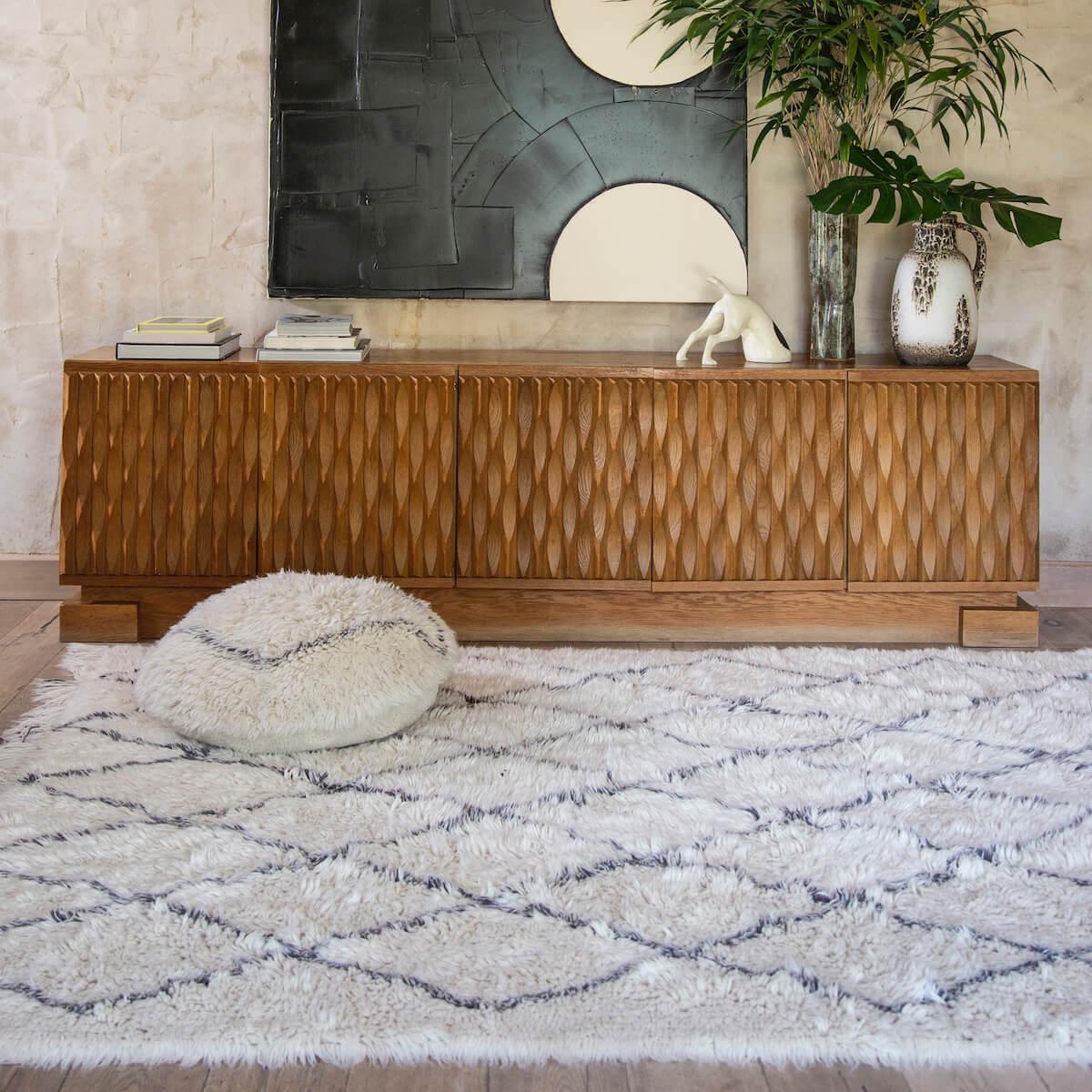 Pouf 20x70cm BERBER SOUL Lorena Canals woolable