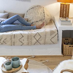 Pouf 20x70cm BERBER SOUL Lorena Canals woolable