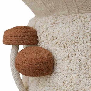 Pouf 35x45cm BOLETUS Lorena Canals Natural