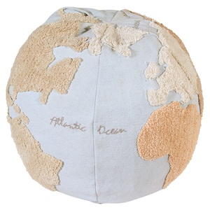 Pouf 50cm WORLD MAP Lorena Canals