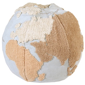 Pouf 50cm WORLD MAP Lorena Canals