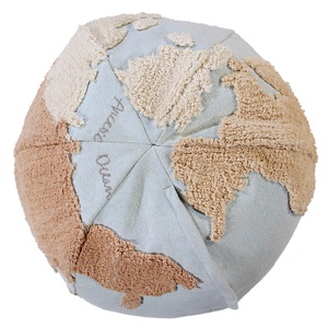 Pouf 50cm WORLD MAP Lorena Canals