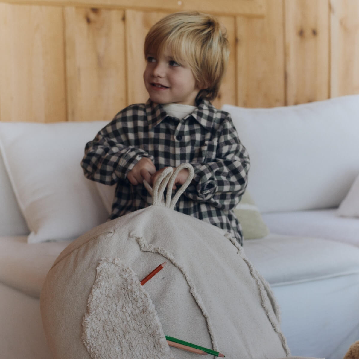 Pouf 60x40x44cm CHICKEN Lorena Canals