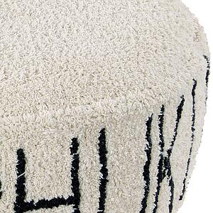 Pouf 70cm ABC Lorena Canals Natural-Black