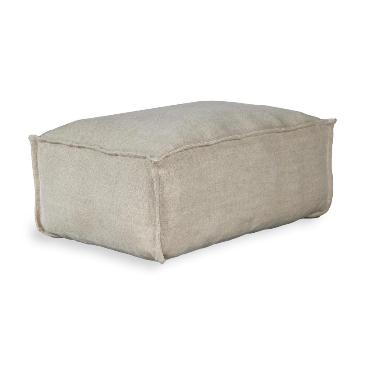 Pouf LINEN OTTOMAN Quax beige
