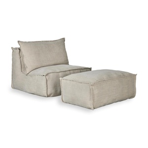 Pouf LINEN OTTOMAN Quax beige