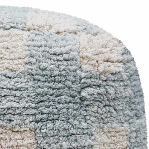 Pouf LITTLE CHEF Lorena Canals Vichy-Blue Sage