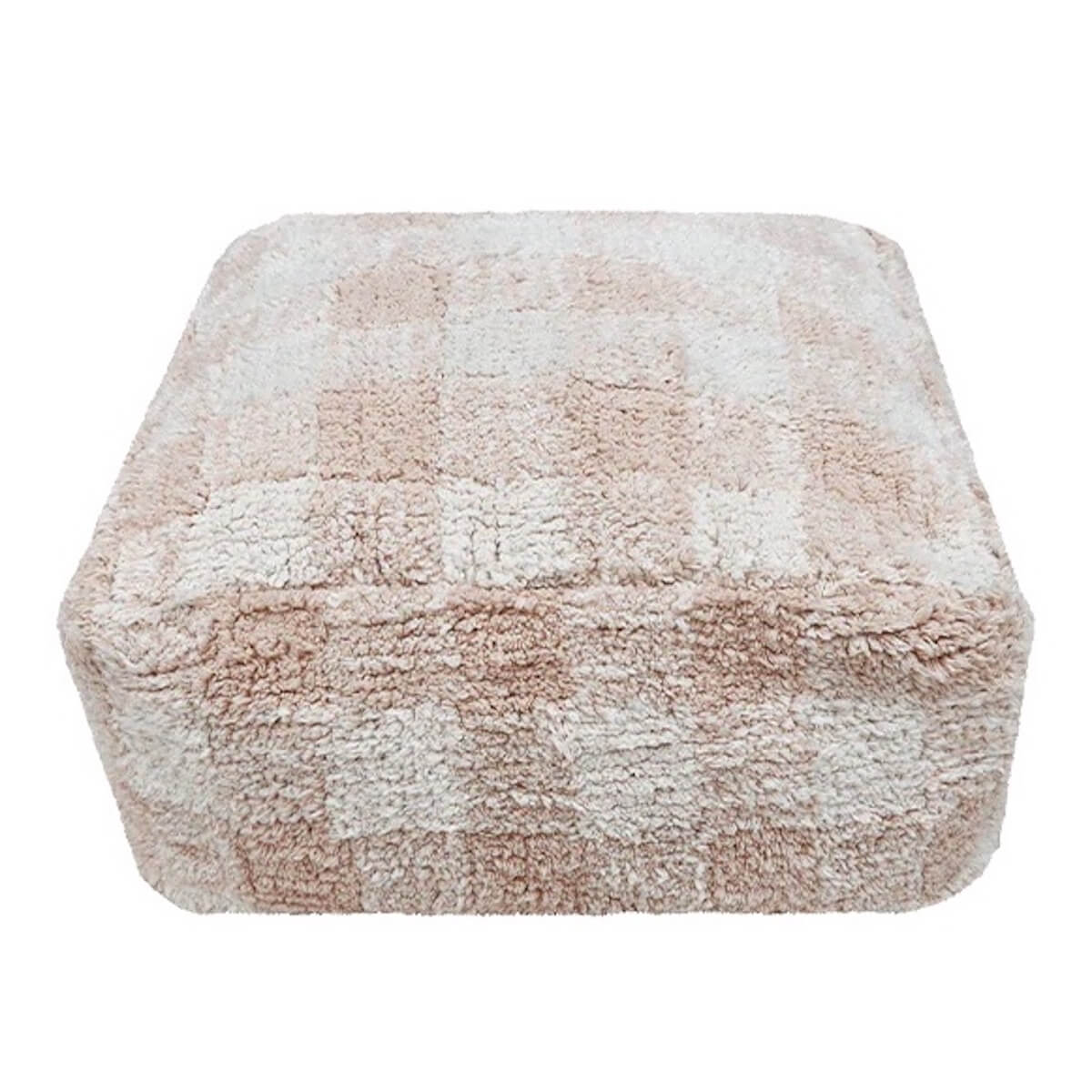 Pouf LITTLE CHEF Lorena Canals Vichy-Rose