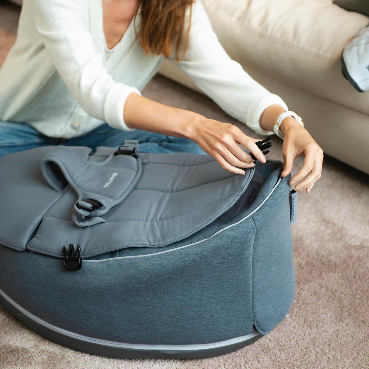 Pouf-relax SEAT'N SWING Doomoo anthracite