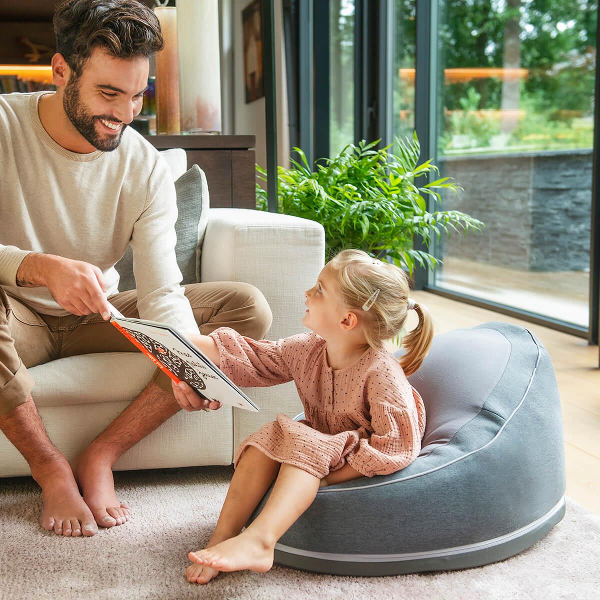 Pouf-relax SEAT'N SWING Doomoo anthracite