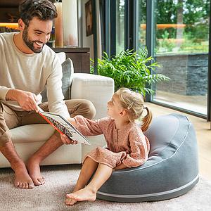 Pouf-relax SEAT'N SWING Doomoo anthracite