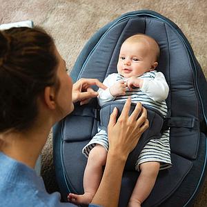 Pouf-relax SEAT'N SWING Doomoo bleu