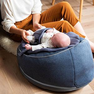 Pouf-relax SEAT'N SWING Doomoo bleu