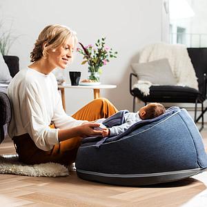 Pouf-relax SEAT'N SWING Doomoo bleu