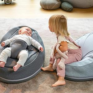 Pouf-relax SEAT'N SWING Doomoo gris