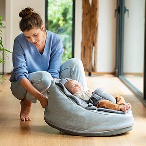 Pouf-relax SEAT'N SWING Doomoo gris