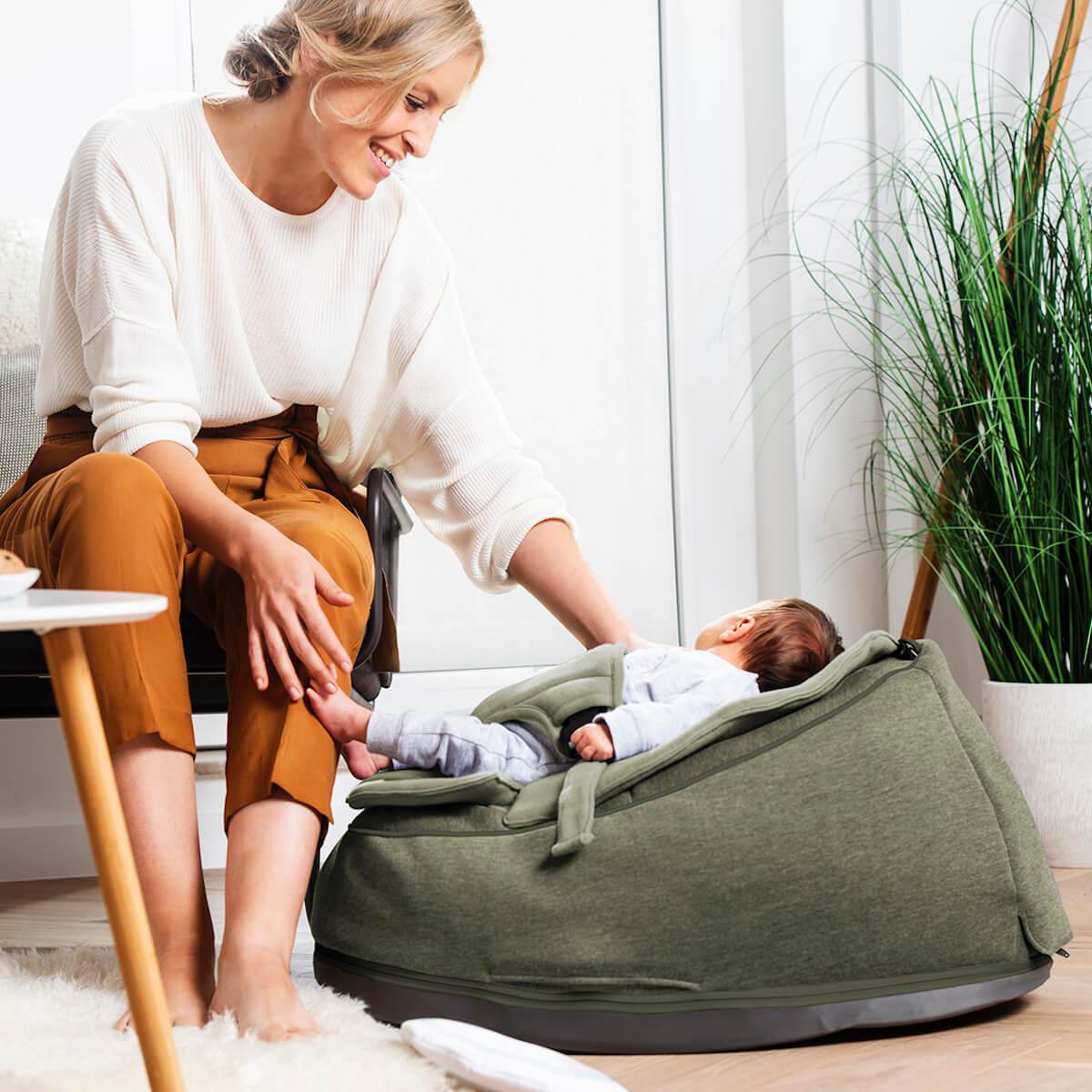 Pouf-relax SEAT'N SWING Doomoo kaki