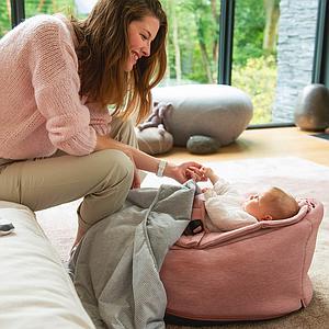 Pouf-relax SEAT'N SWING Doomoo pink