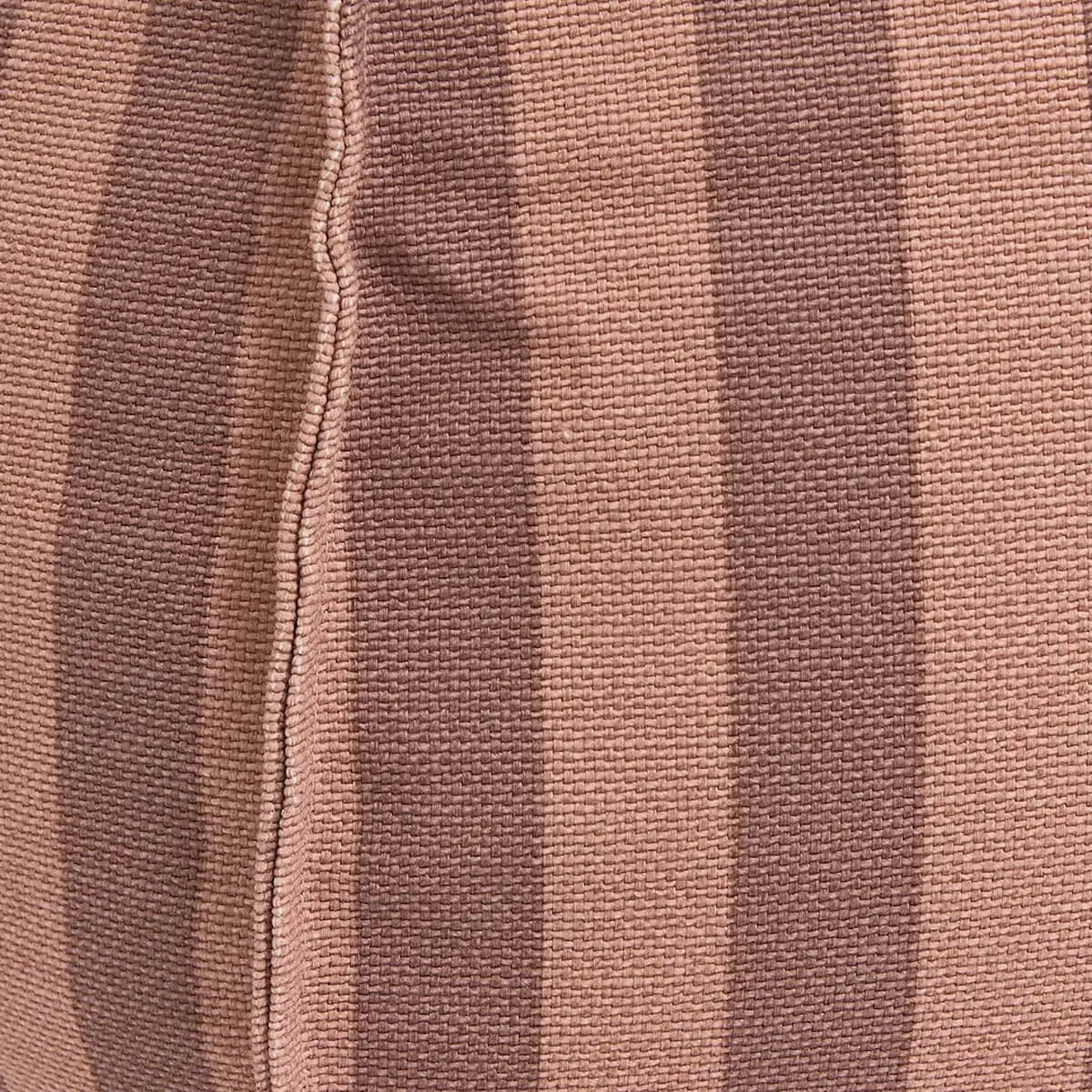 Pouf rond VIBES Nobodinoz Pink mauve stripes