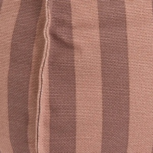 Pouf rond VIBES Nobodinoz Pink mauve stripes