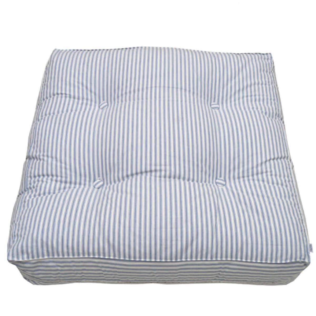 Pouf SEASIDE CLASSIC Oliver Furniture Blue striped
