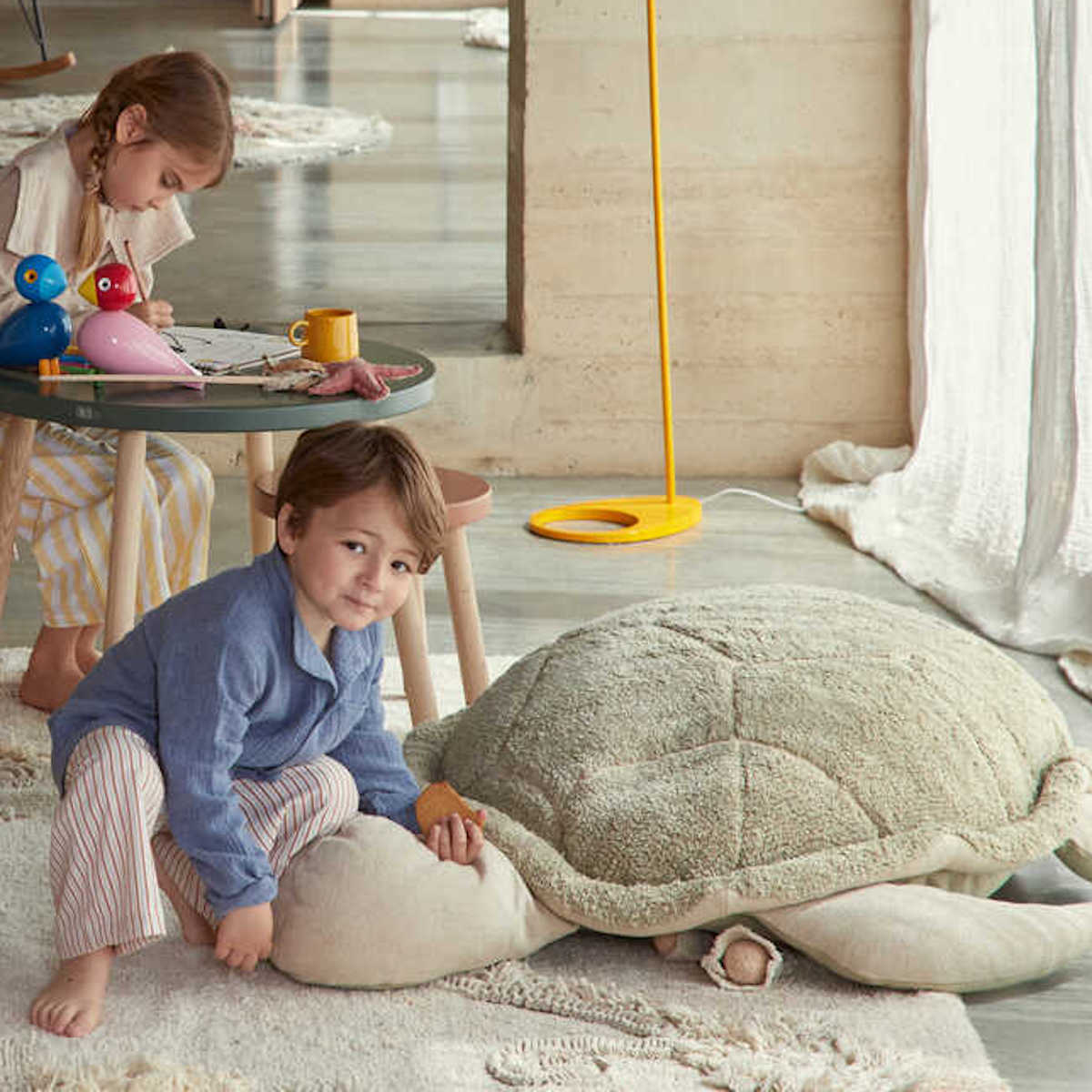 Pouf tortue 115x85cm SEA WONDERS Lorena Canals