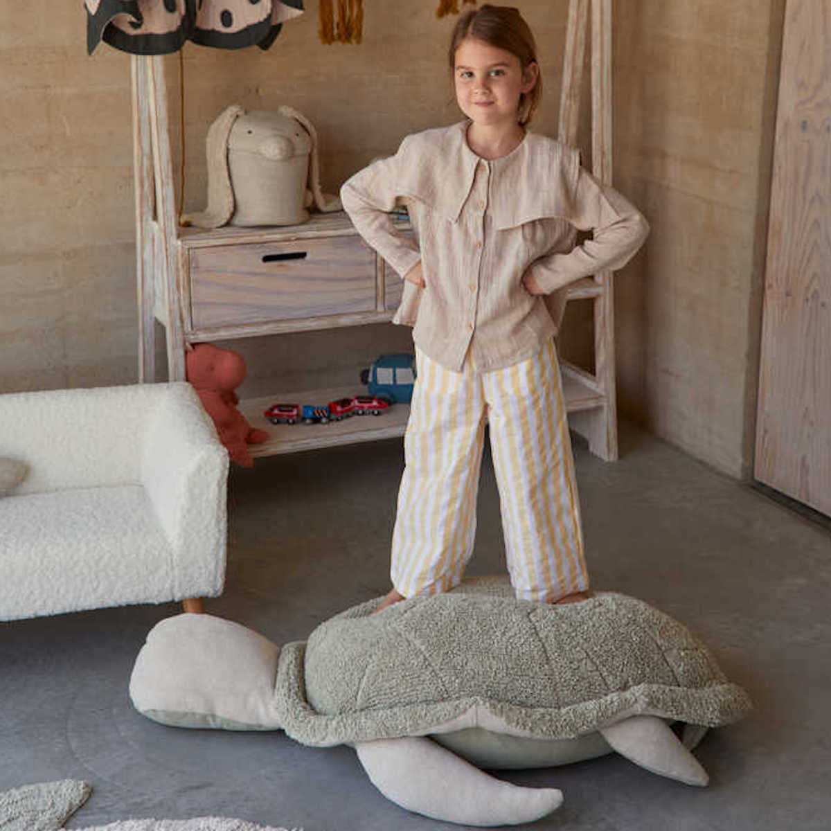 Pouf tortue 115x85cm SEA WONDERS Lorena Canals