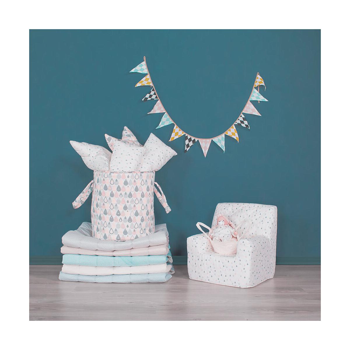 Poupée 26cm LITTLE BABIES GOUTTES Barrutoys rose-jaune 