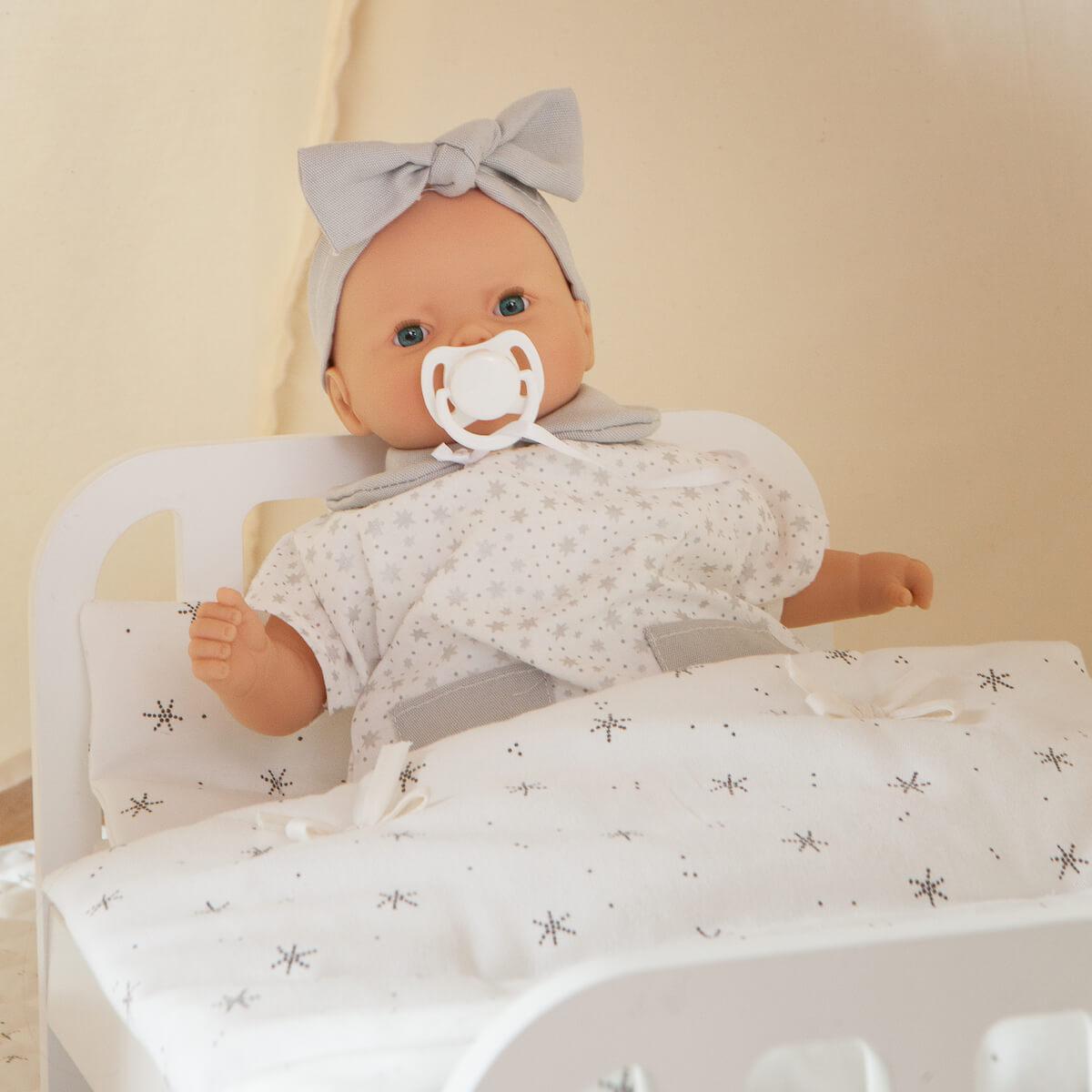 Poupée 36 cm Maria STARS gris