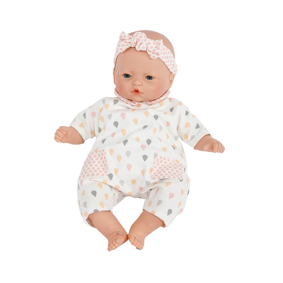 Poupée 36cm NINS GOUTTES Barrutoys rose-jaune 