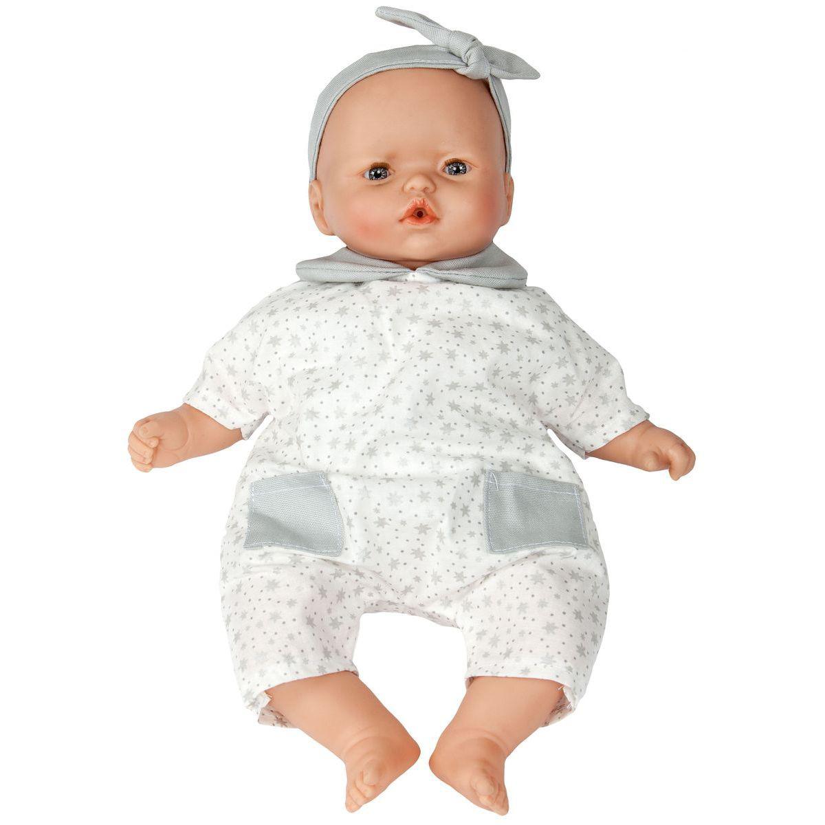 Poupée 36cm STAR Barrutoys gris